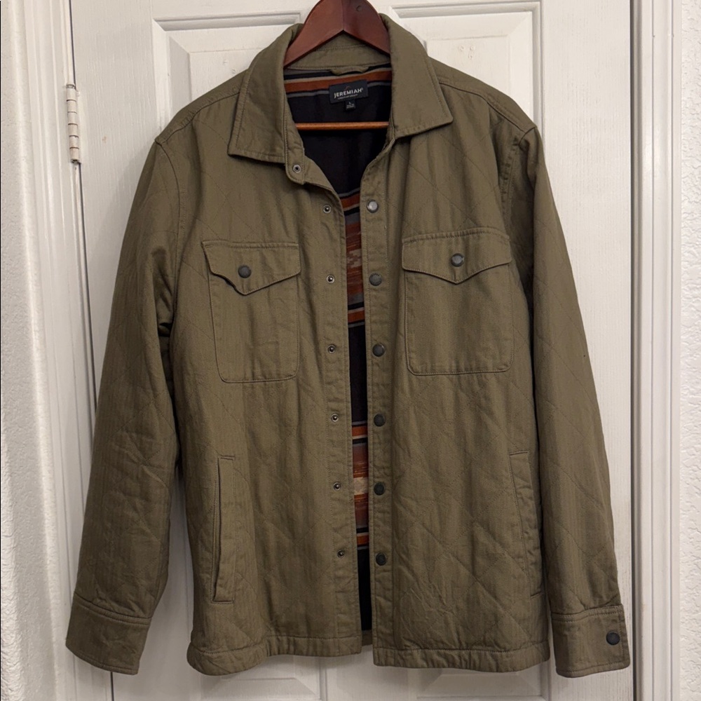 Men's Military Style Olive Field Jacket
